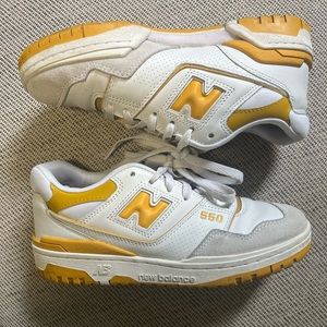 New Balance 550 Sea Salt Varsity Gold